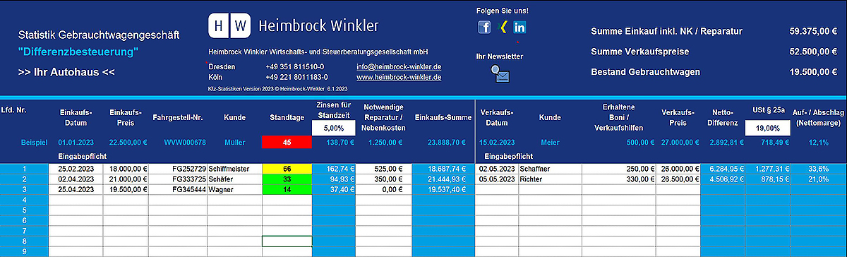 Vorschau des Tools